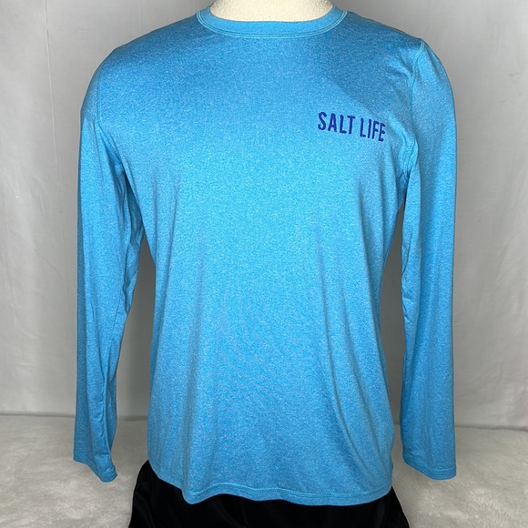 Salt Life Shirts Nwt Salt Life Blue Sailfish Long Sleeve Fishing